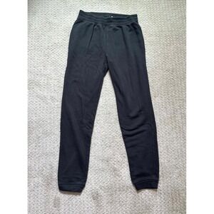 MUJI Sweatpants Women's S/M Joggers Charcoal Gray Elastic Waist Sweatpants
